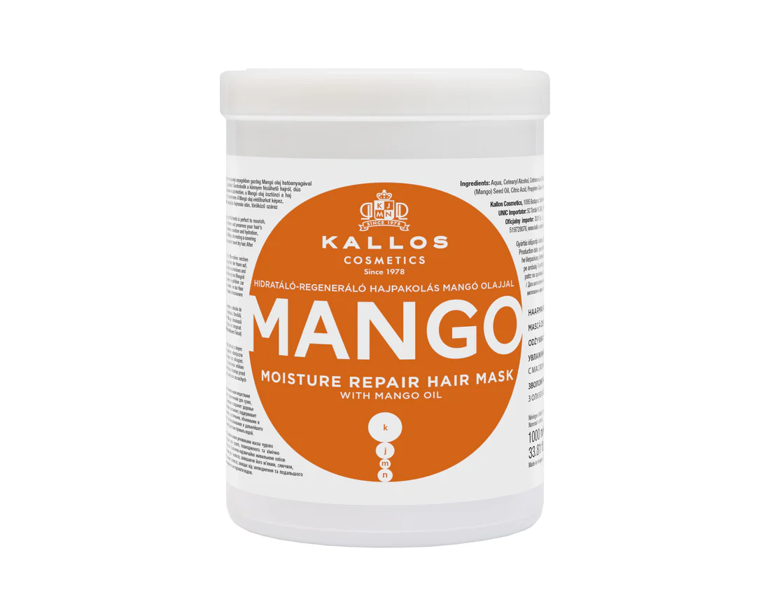 KALLOS  vlasová maska - MANGO 1000 ml