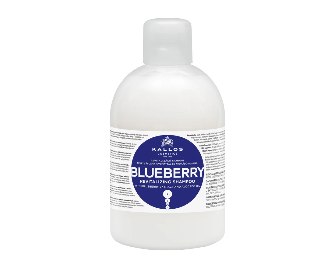 KALLOS šampón na vlasy - BLUEBERRY 1000 ml