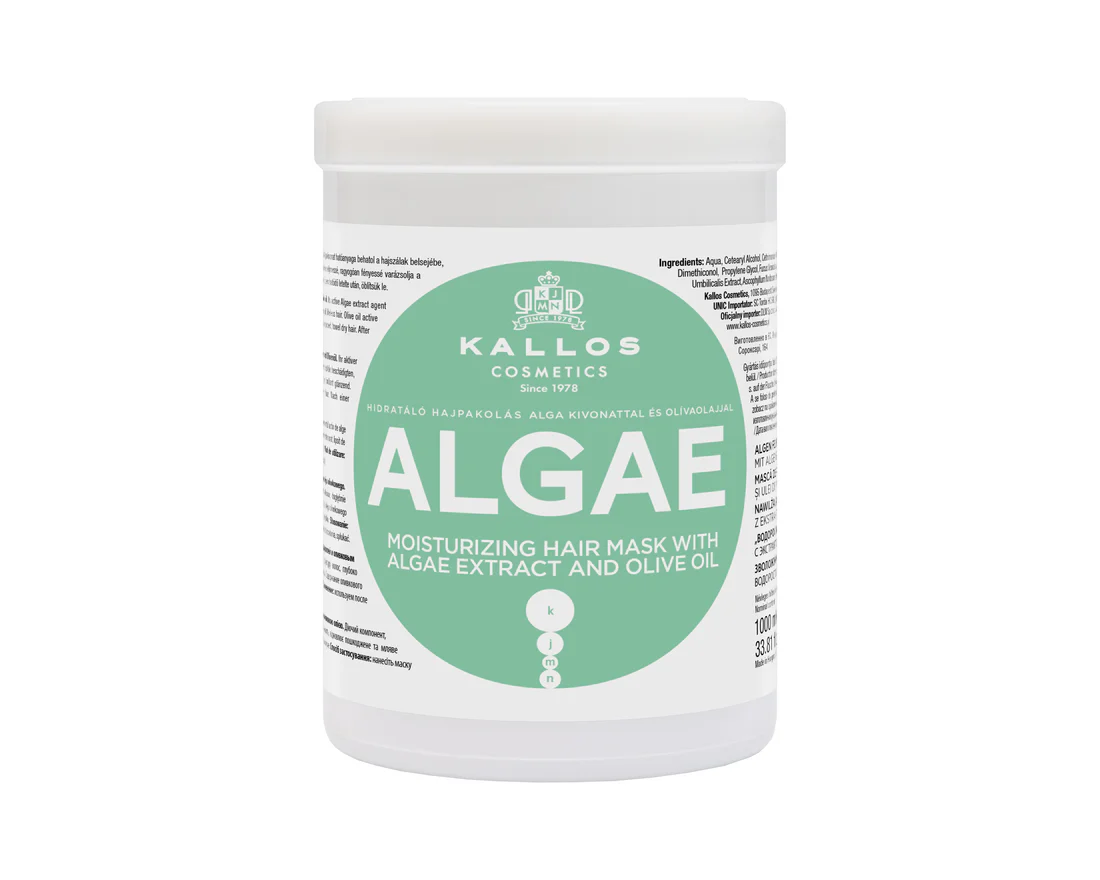 KALLOS  vlasová maska - ALGAE 1000 ml