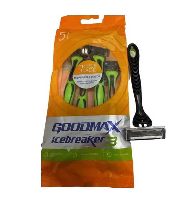 GOODMAX pánske 3-britvové žiletky 5 ks