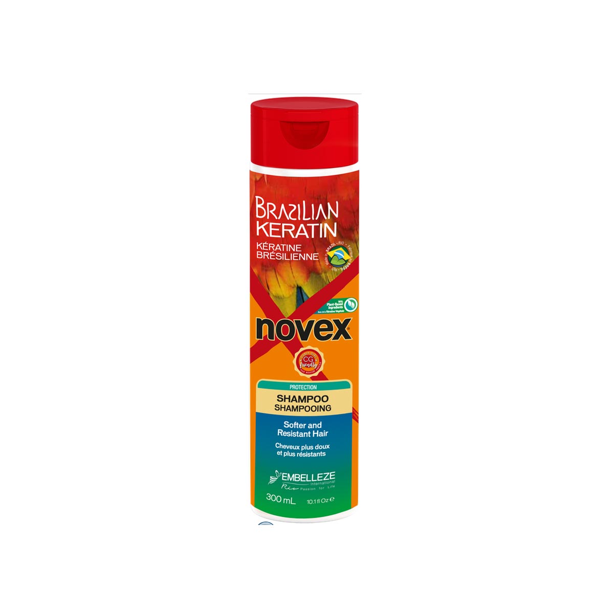 NOVEX šampón na vlasy  300ml - BRAZILIAN KERATIN