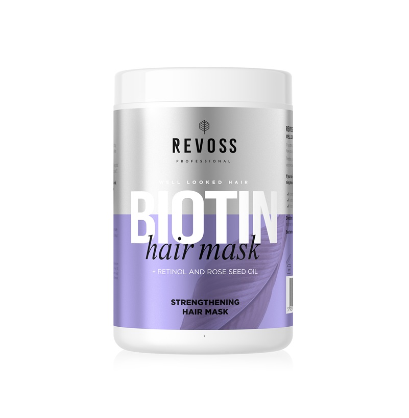 REVOSS vlasová maska - BIOTIN 900ml