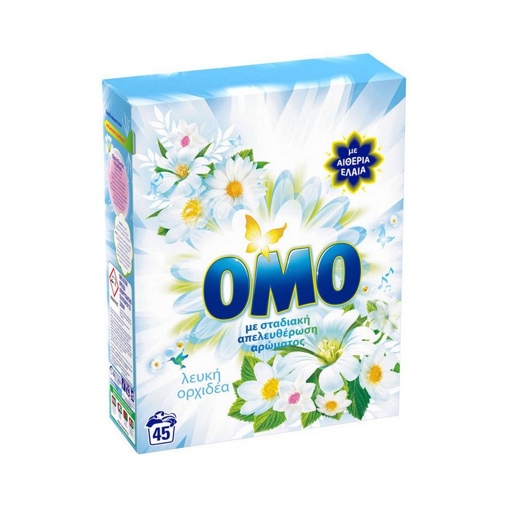 OMO prášok na pranie 2,5 kg - BIELA ORCHIDEA (45 dávok)