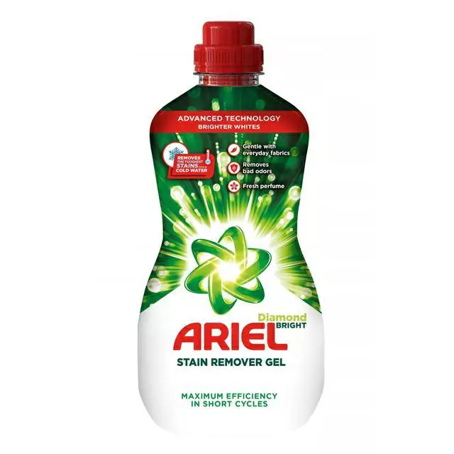 ARIEL Diamond BRIGHT tekutý odstraňovač škvŕn na biele prádlo 800 ml